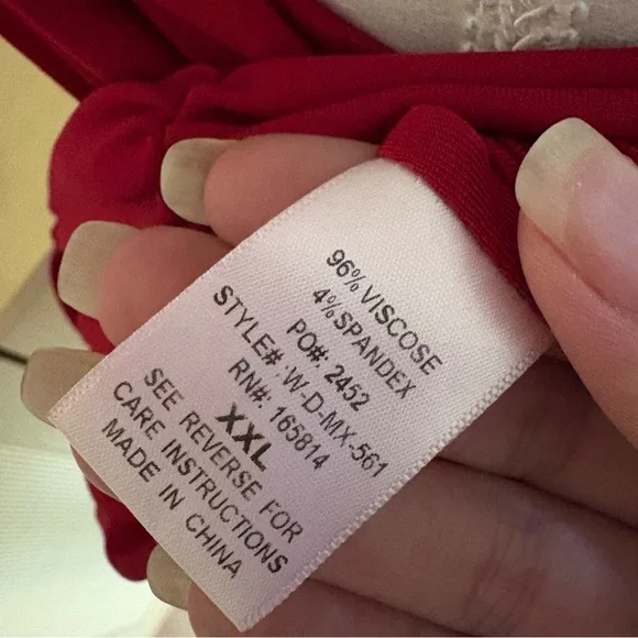 JLUXLABEL Burgundy Tabitha Halter Rose Mini‎ Dress Size XXL - Picture 8 of 10